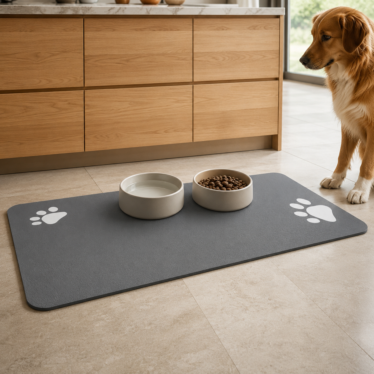 Pawmudder™ Quick-Dry Dog Feeding Mat