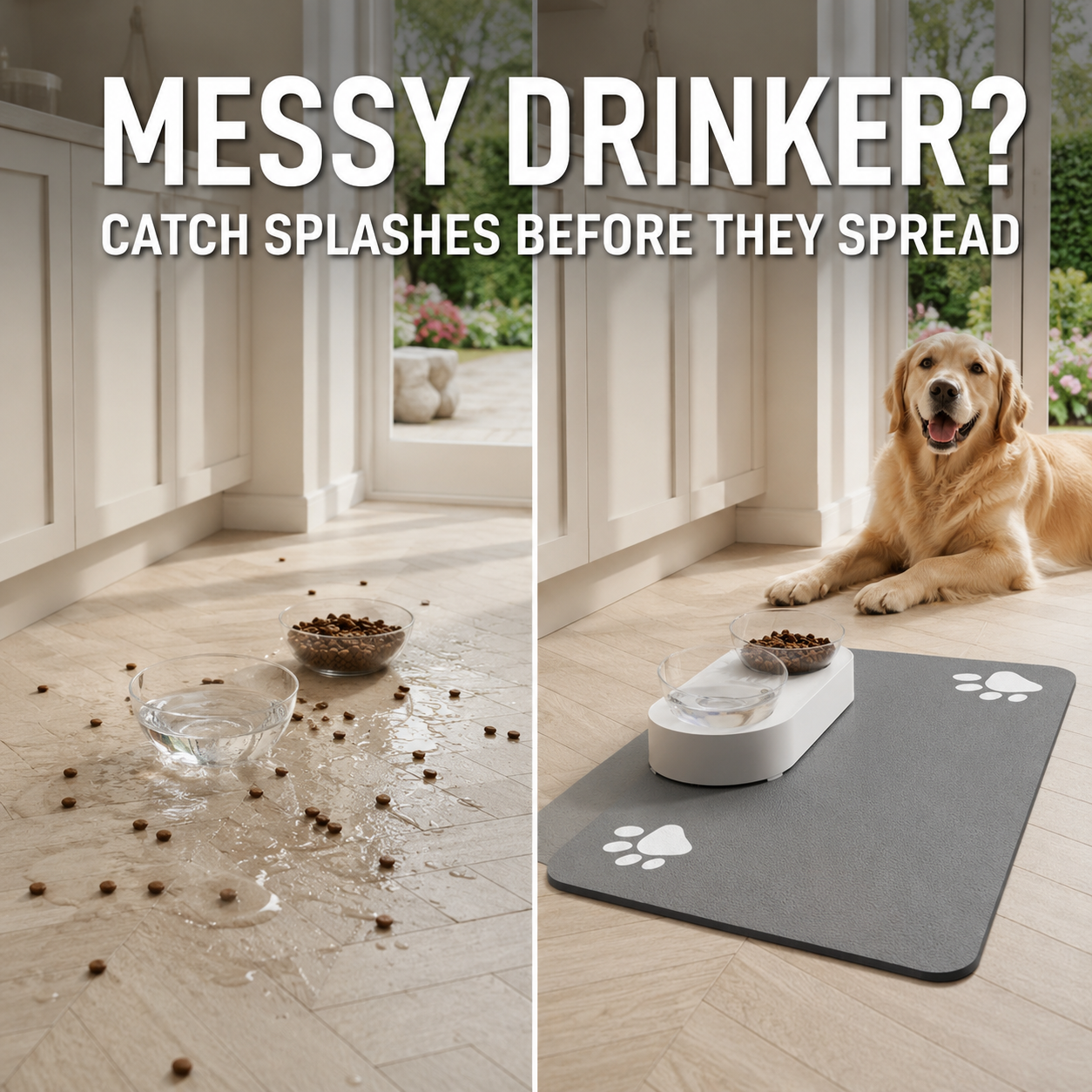 Pawmudder™ Quick-Dry Dog Feeding Mat