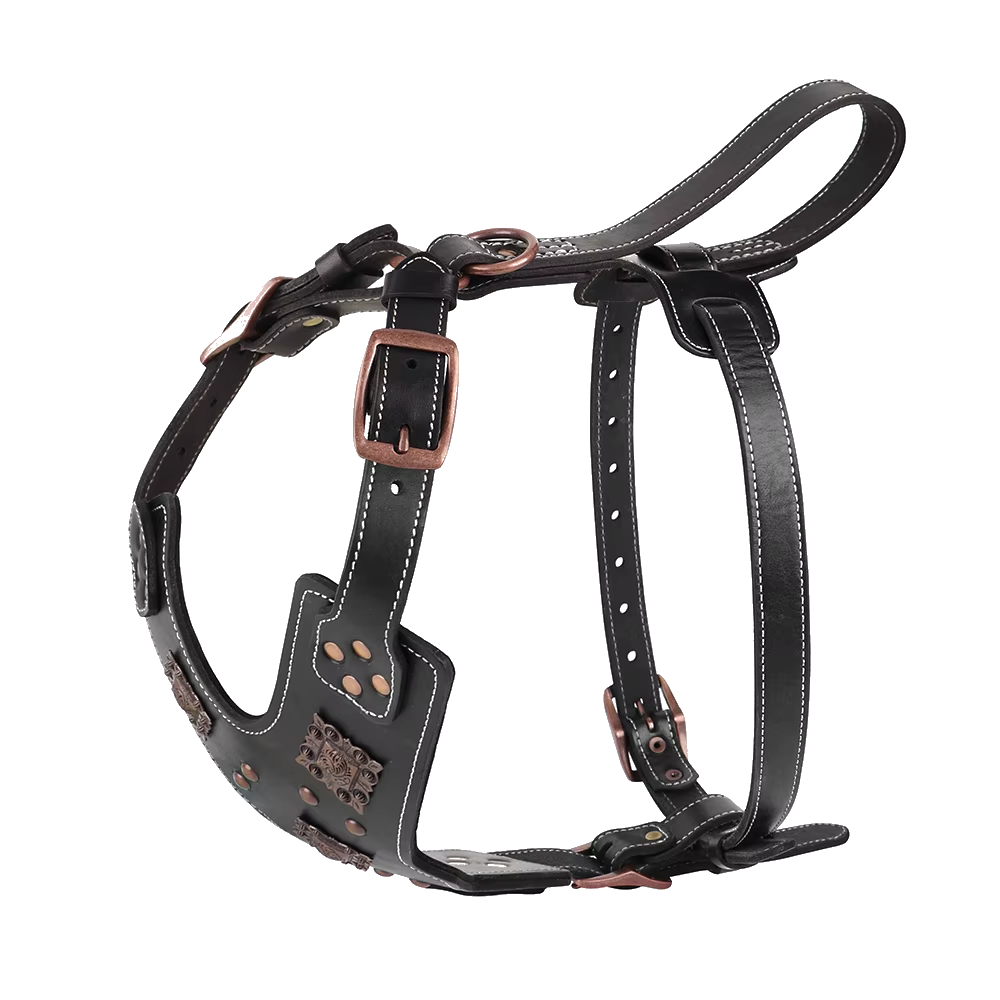 Genuine Leather Dog Harness
