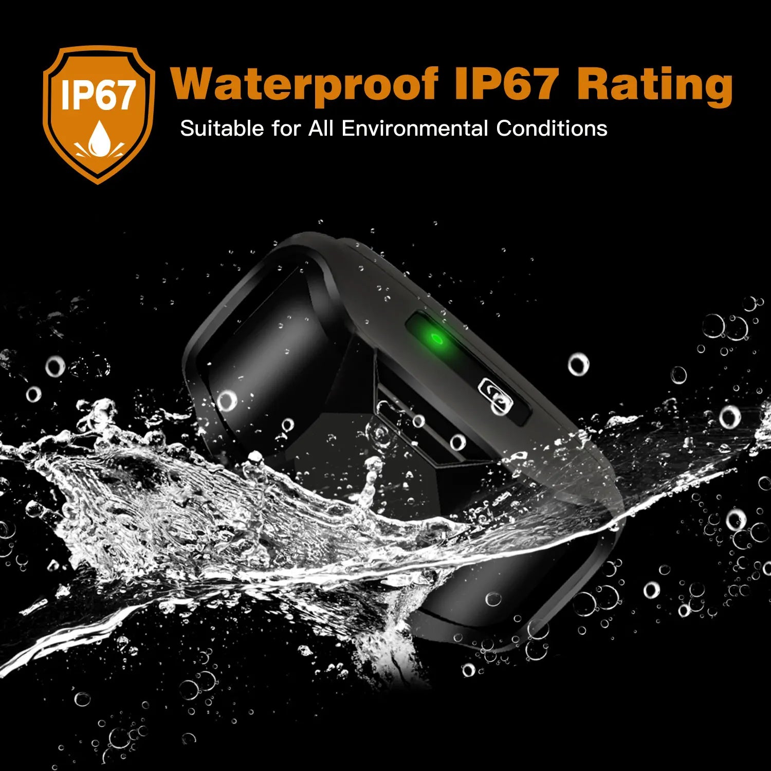 Pawmudder Training 3300FT Waterproof Dog Training Collar with Remote (Rechargeable)