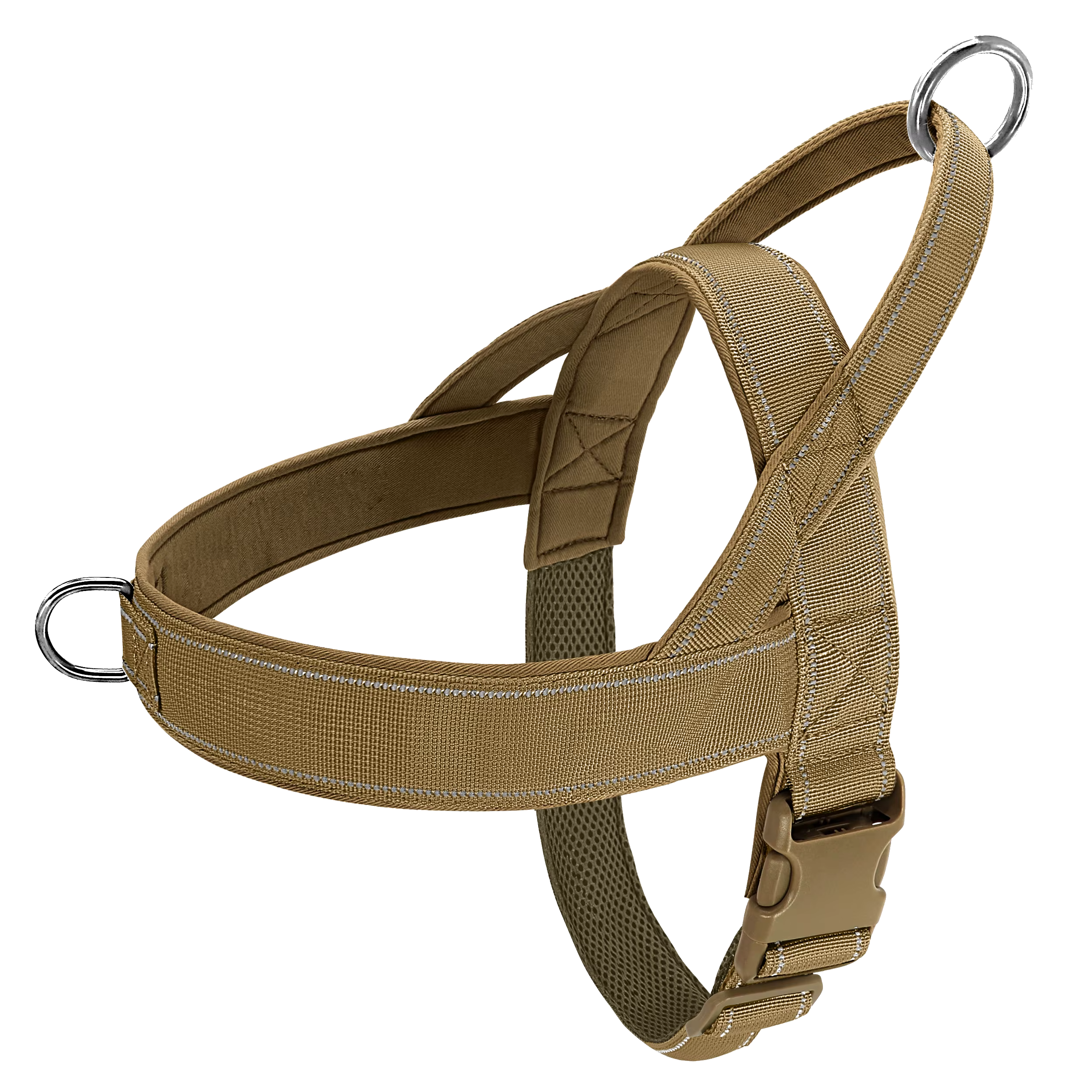 Nylon Durable Dog Harness – No-Pull Reflective Training Harness with Handle