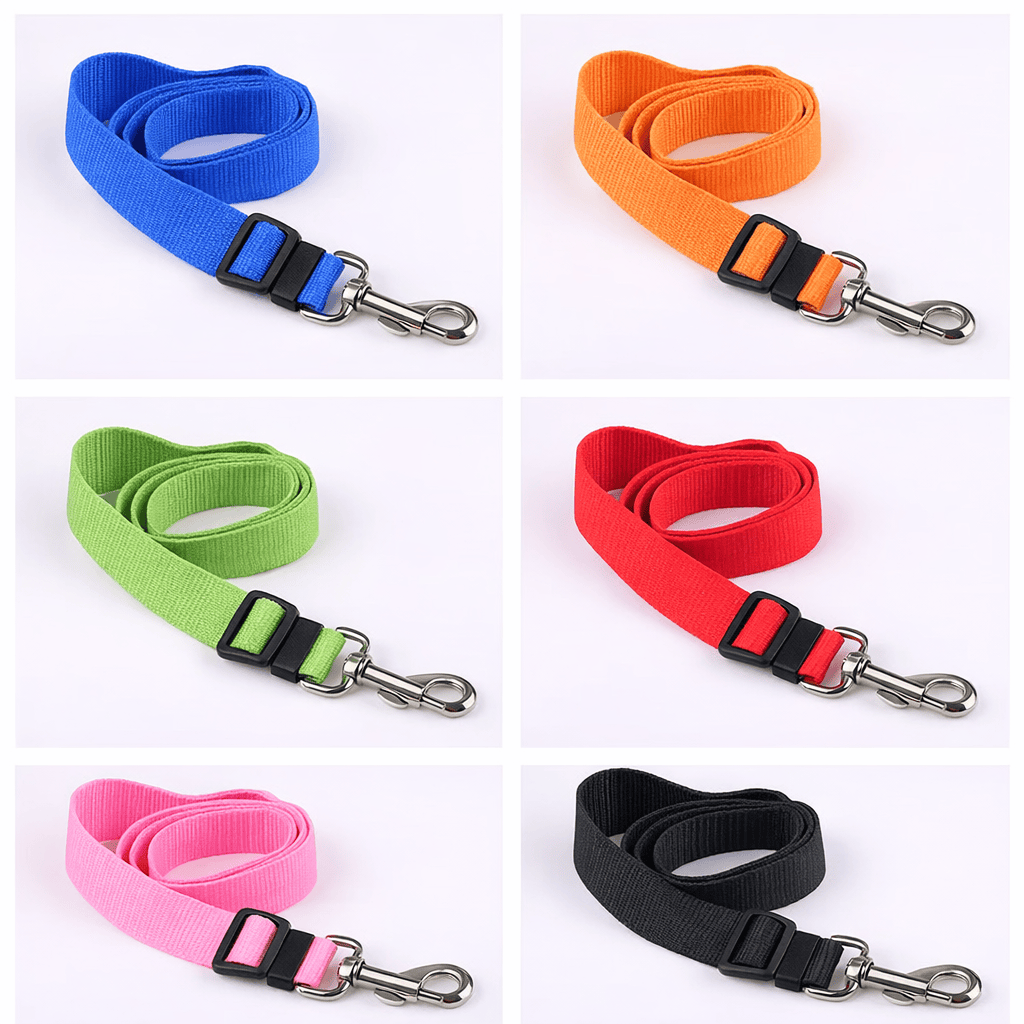 Pawmudder Travel Blue / Width 2.5cm Length 70cm Adjustable Dog Car Safety Seat Belt