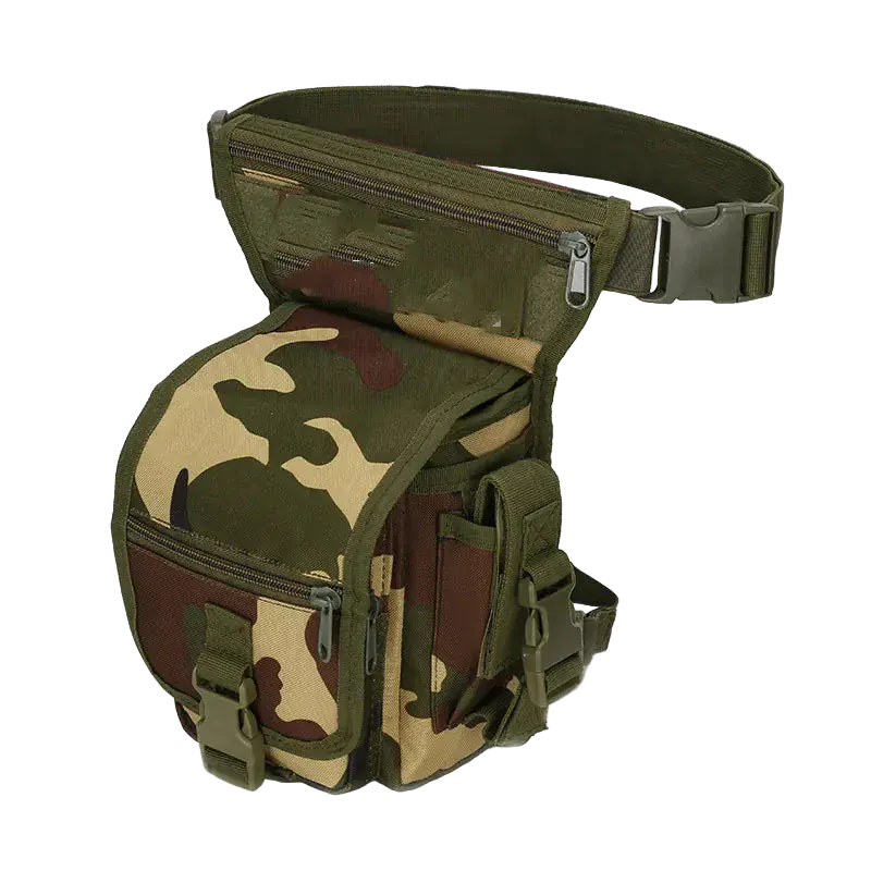 Pawmudder Pack & Pouches Camouflage Adventure-Ready Tactical Leg Bag