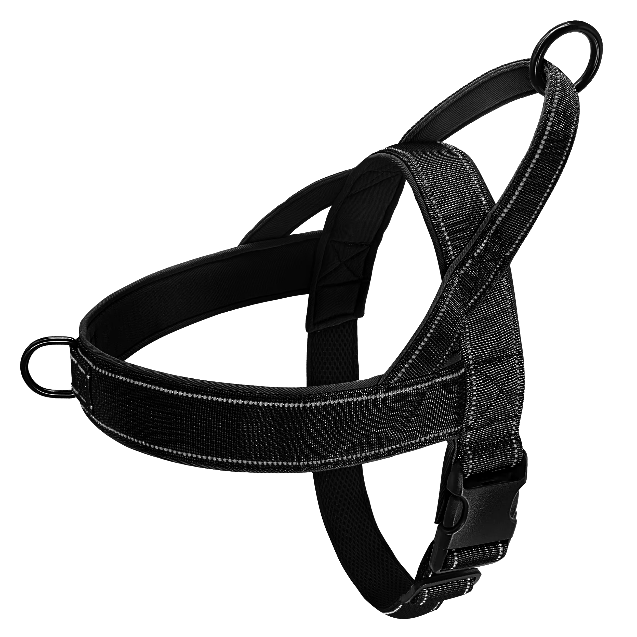 Nylon Durable Dog Harness – No-Pull Reflective Training Harness with Handle