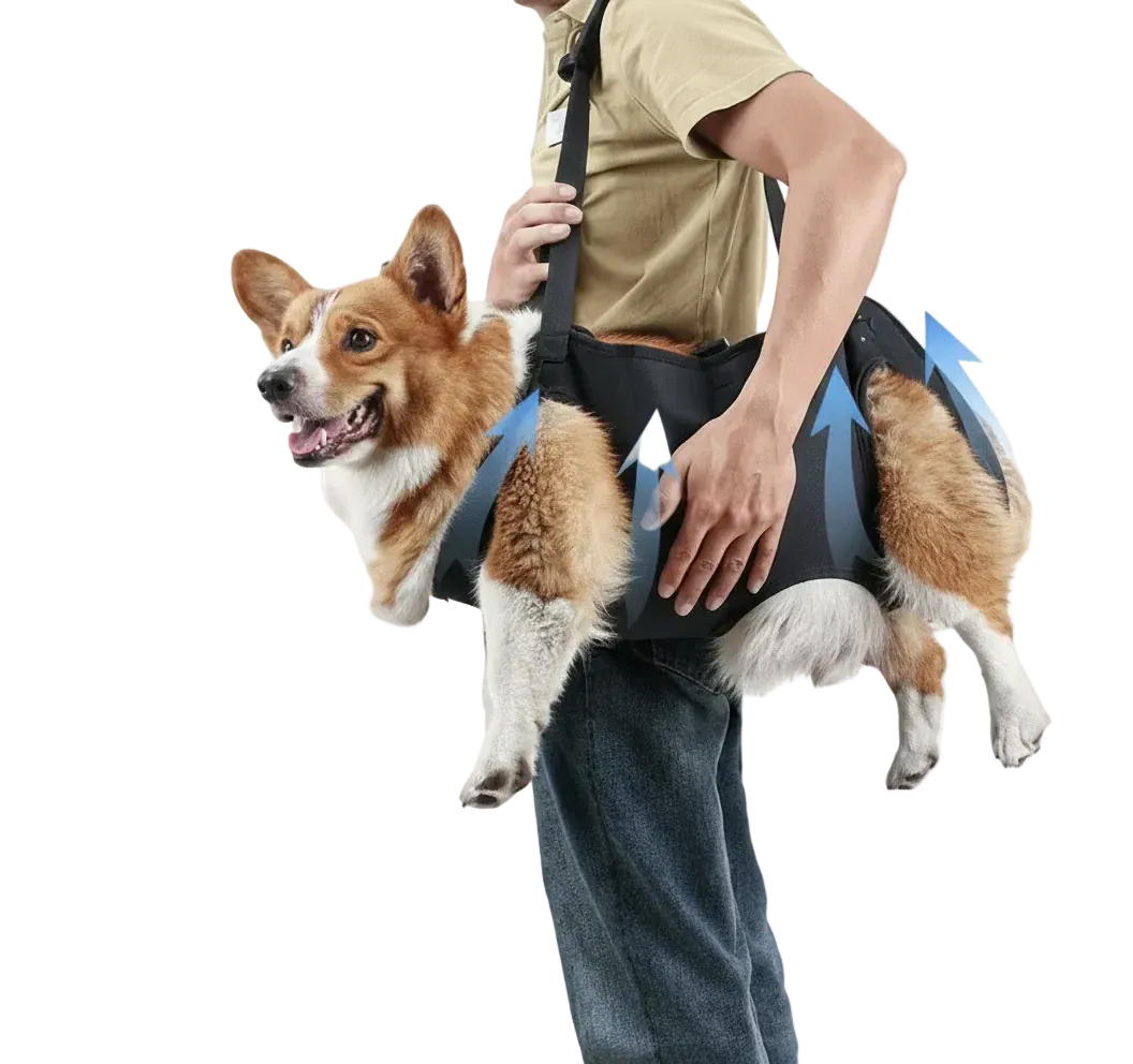 Pawmudder Travel Dog Injury Support & Travel Lift Strap