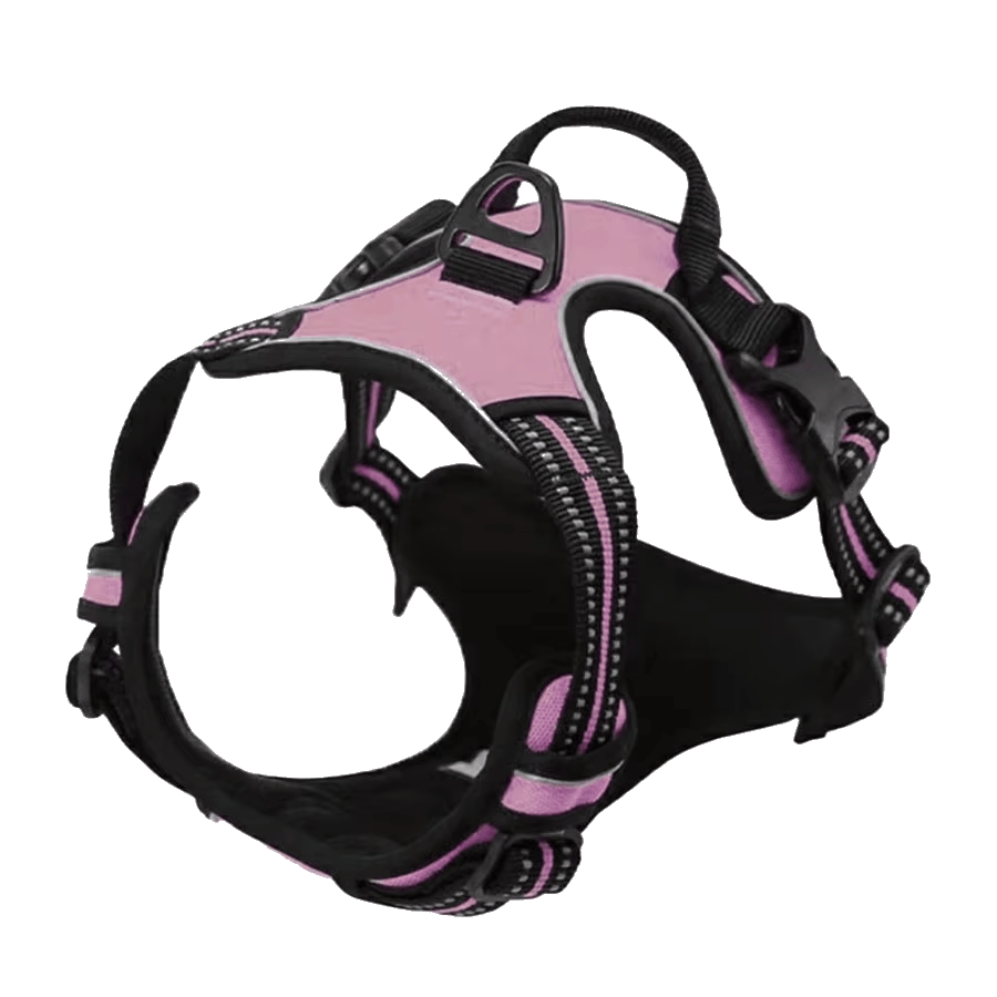 Pawmudder Harness Pink / S Heavy Duty No-Pull Harness – Reflective, Secure & Adventure-Ready