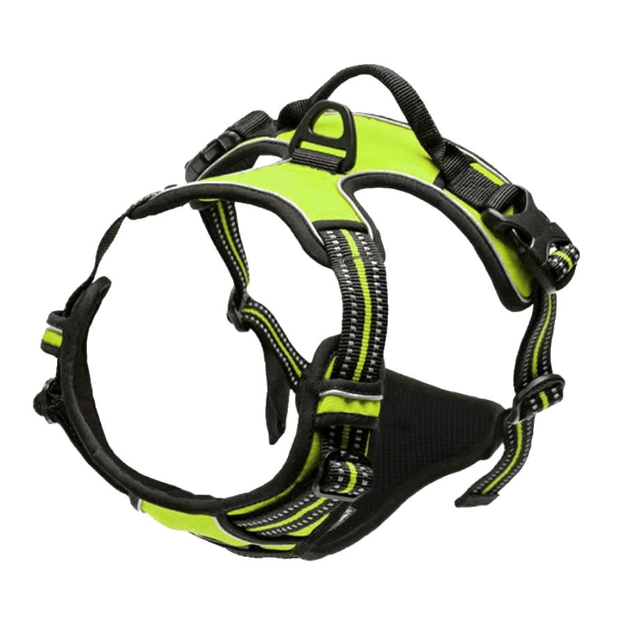 Pawmudder Harness Green / S Heavy Duty No-Pull Harness – Reflective, Secure & Adventure-Ready