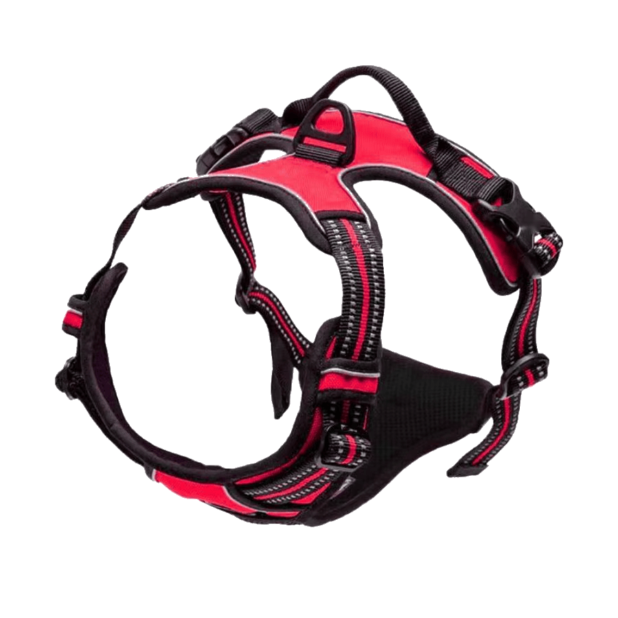 Pawmudder Harness Red / S Heavy Duty No-Pull Harness – Reflective, Secure & Adventure-Ready