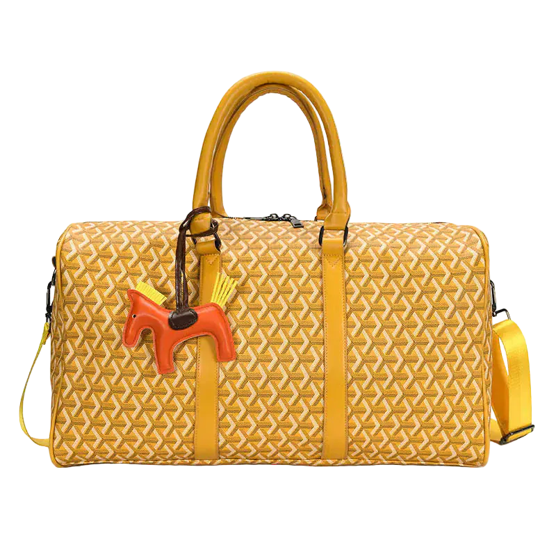 Pawmudder Travel Yellow Korean Style Travel & Gym Tote Bag