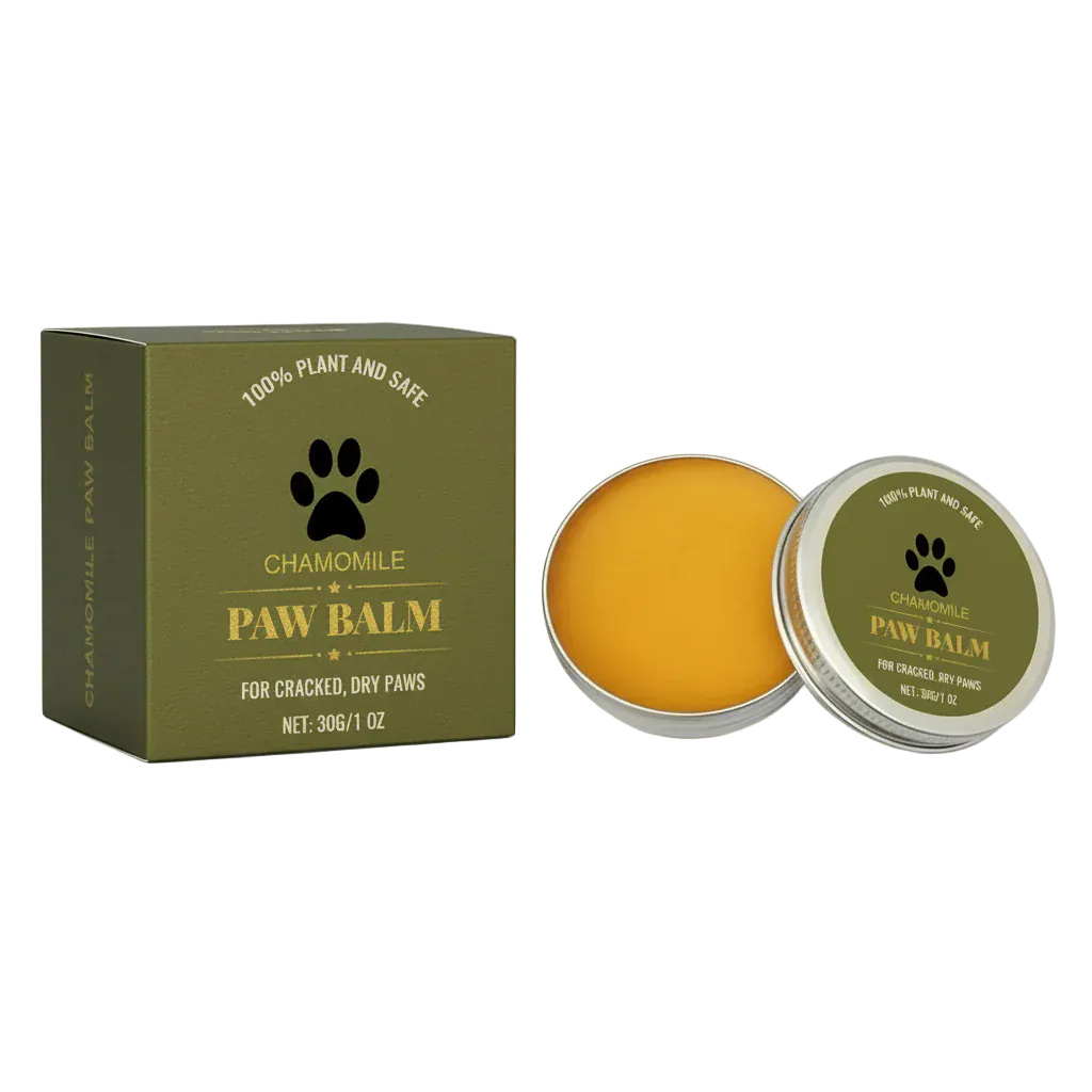 Pawmudder Paw Care Green Natural Dog Paw & Nose Balm – Moisturises, Protects & Heals Dry, Cracked Skin