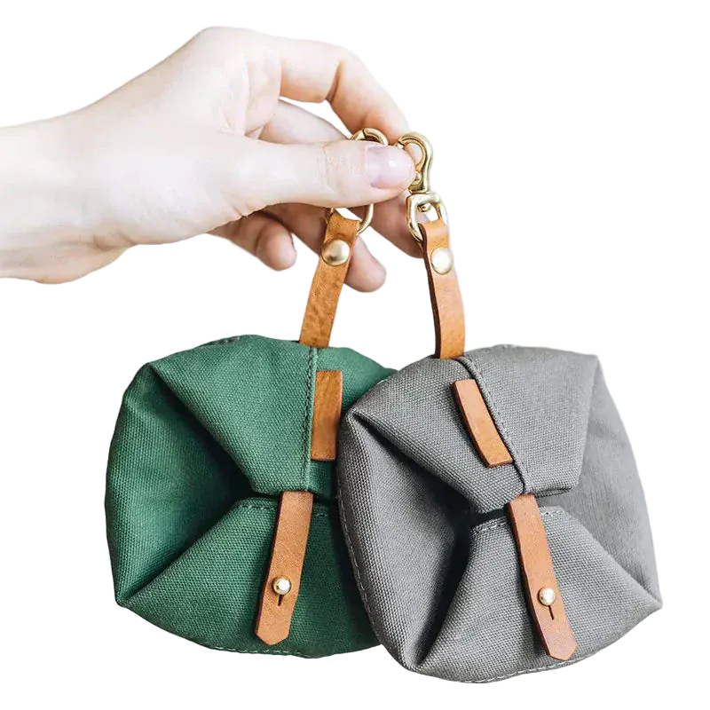 Pawmudder Pack & Pouches Green Portable Pup Hydration Dish