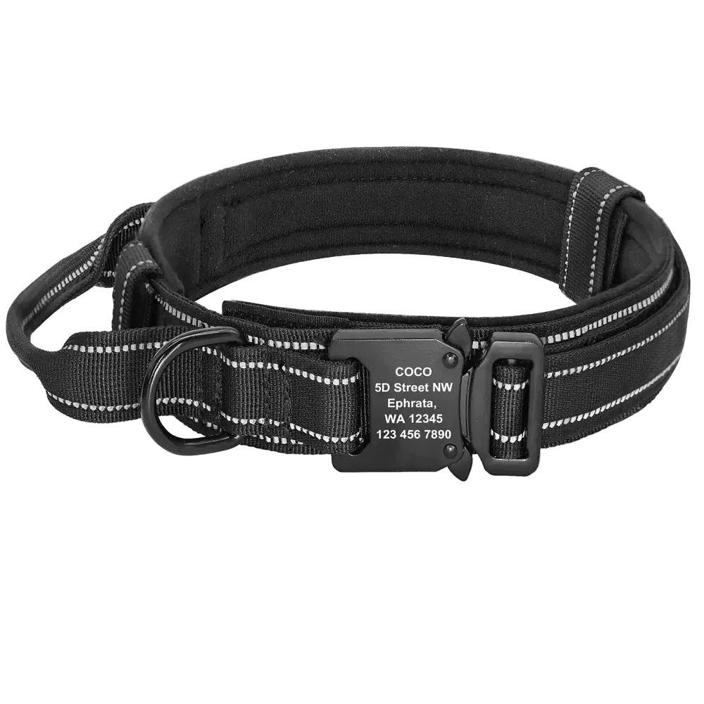 Pawmudder Collar Black / M Premium Adjustable Dog Collars for Medium & Large Breeds