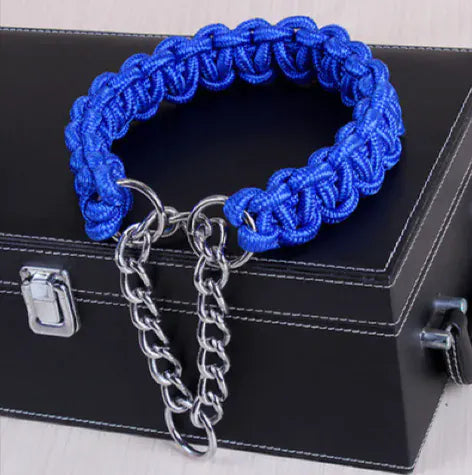 Pawmudder Collar Blue / S Premium Leather Dog Collar – Stylish Comfort for Medium & Large Breeds