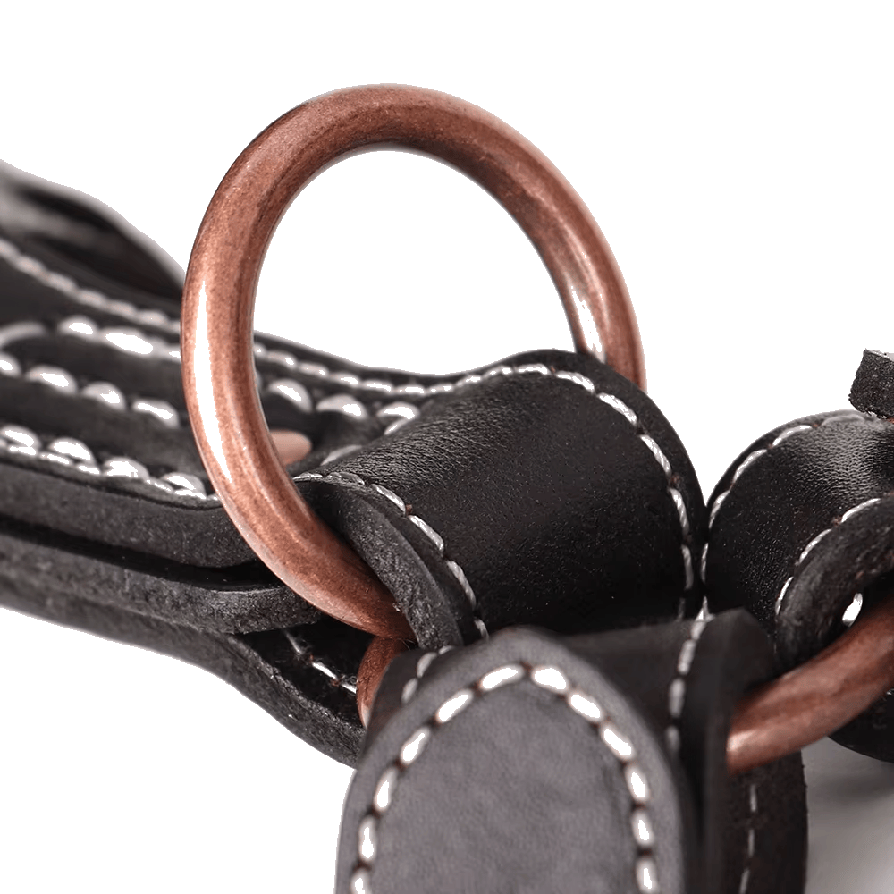 Pawmudder Harness Premium Leather Training Harness for Strong & Confident Dogs