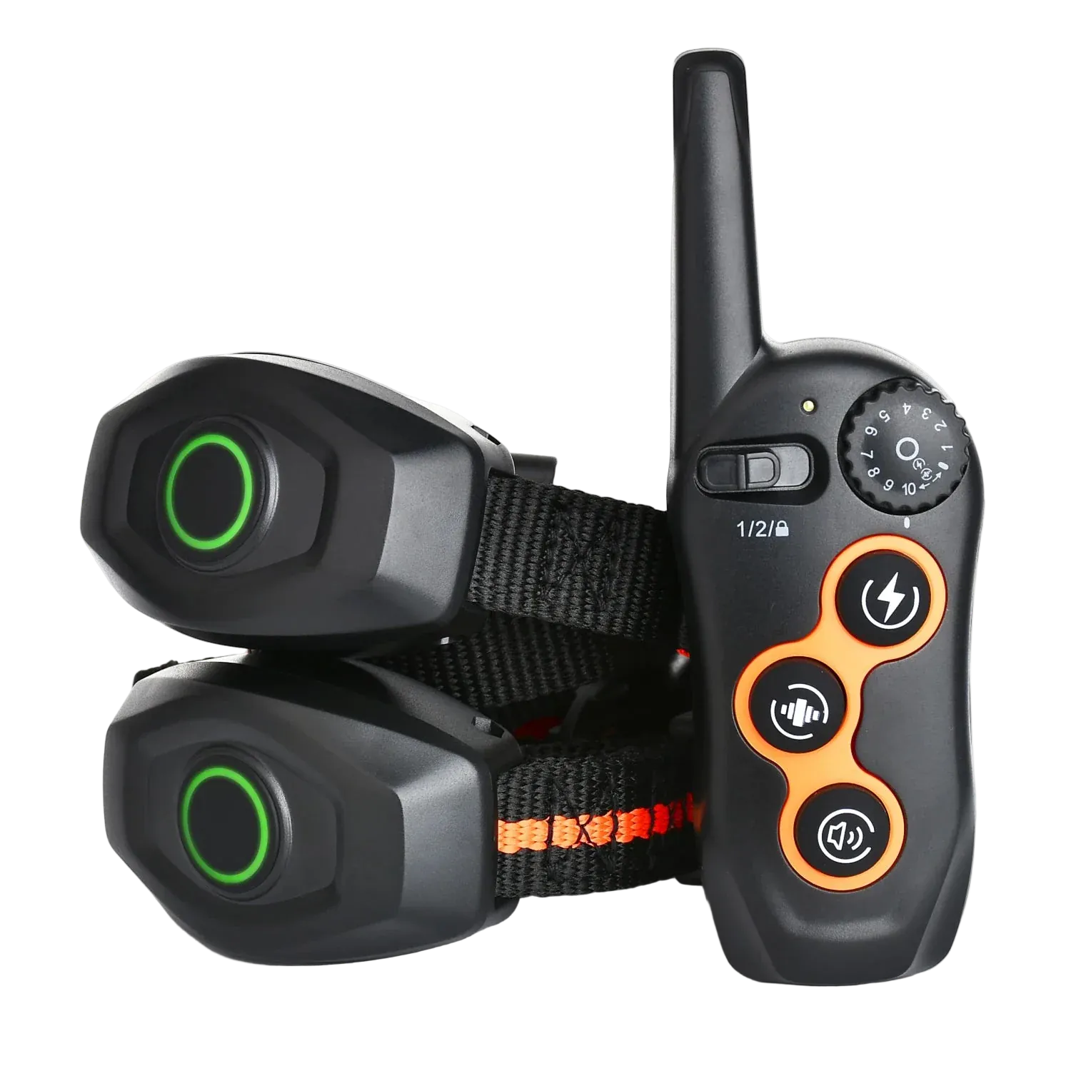 Pawmudder Training 2 Dogs Waterproof Remote Training Dog Collar – Rechargeable, 400m Range, 2‑Dog Control