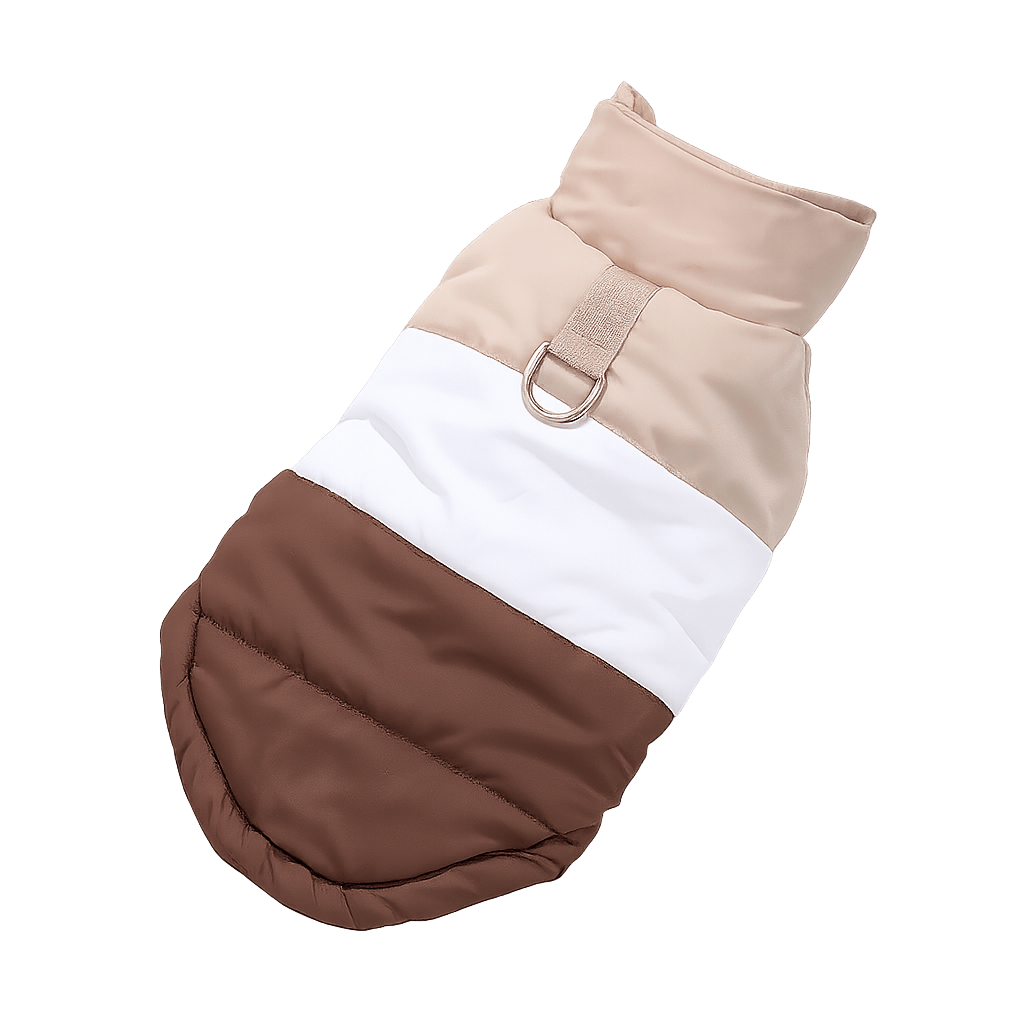 Pawmudder Clothing Brown / XS Windproof Dog Jacket With D-Ring