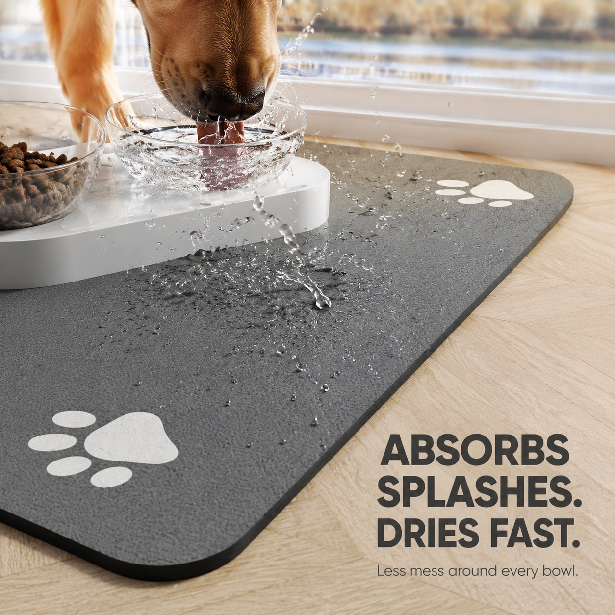 Pawmudder™ Quick-Dry Dog Feeding Mat