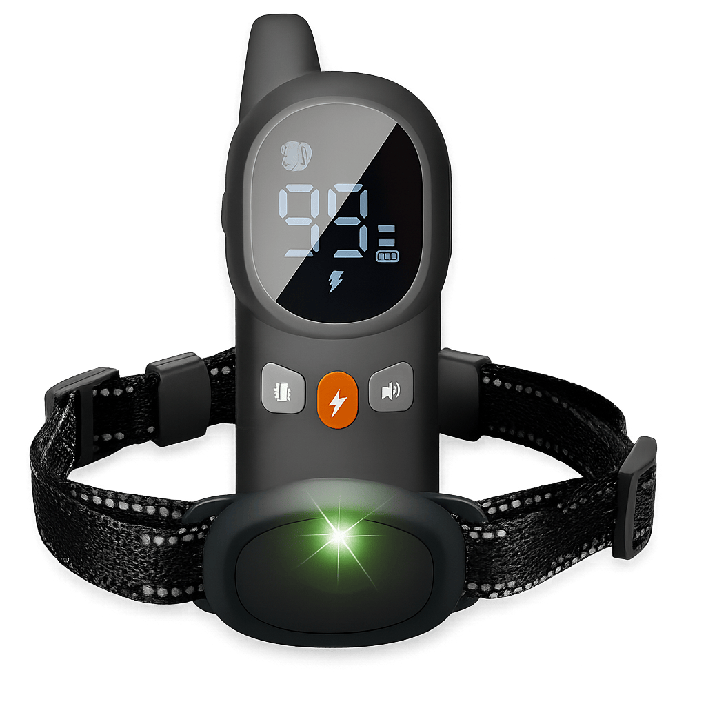 Pawmudder Training Black 800m Rechargeable Dog Training Collar (6″–27″ Adjustable)