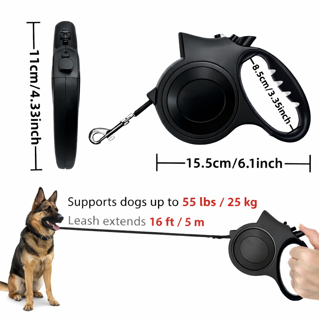 LED Retractable Leash