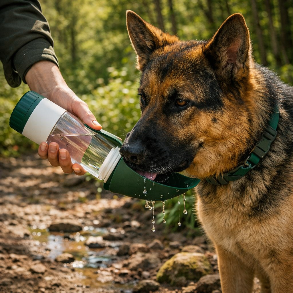 2-in-1 Dog Travel Bottle