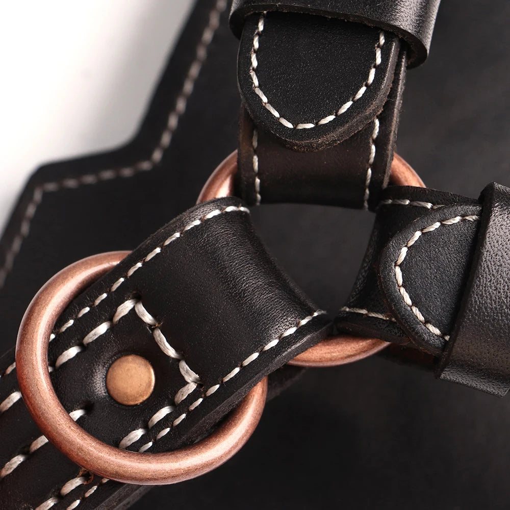 Genuine Leather Dog Harness