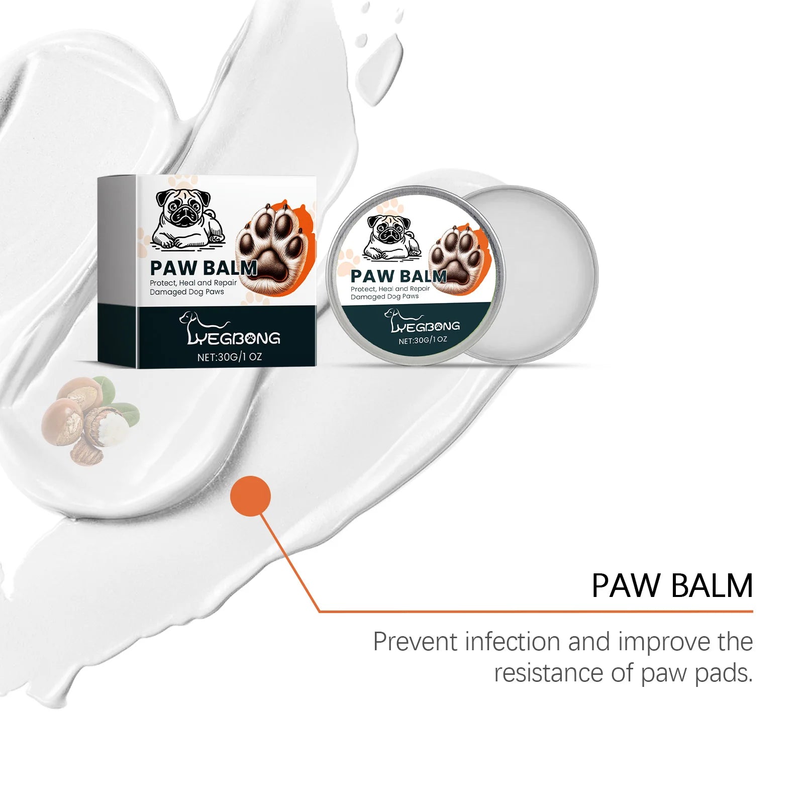 Natural Dog Paw Balm