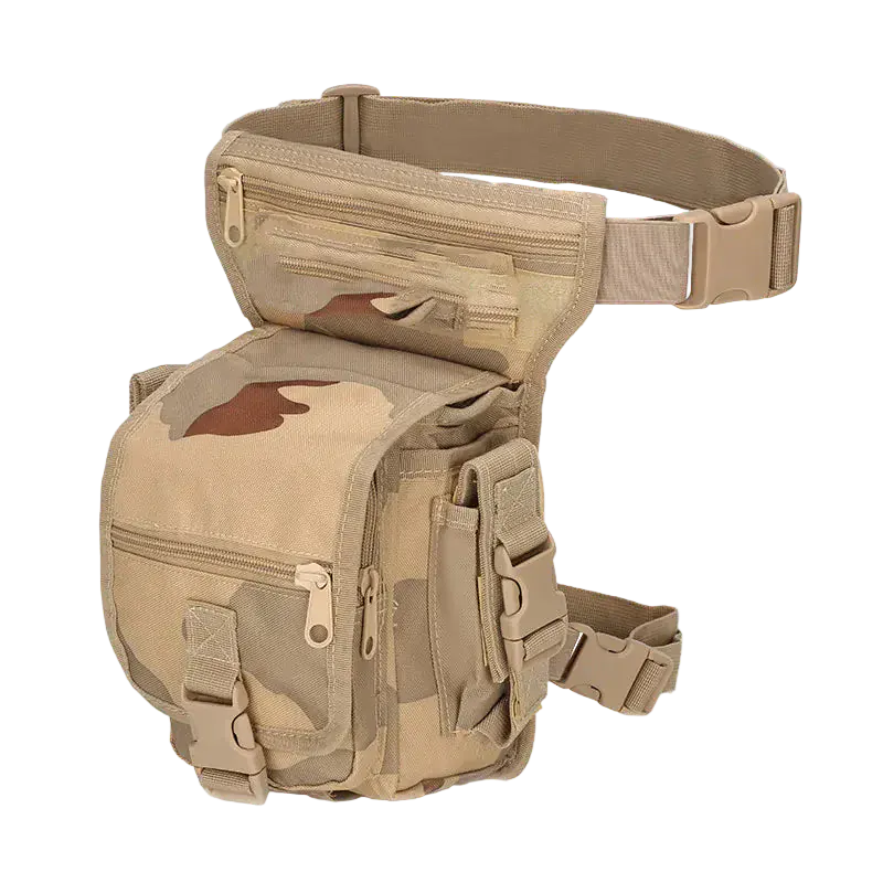 Pawmudder Pack & Pouches Beige Adventure-Ready Tactical Leg Bag