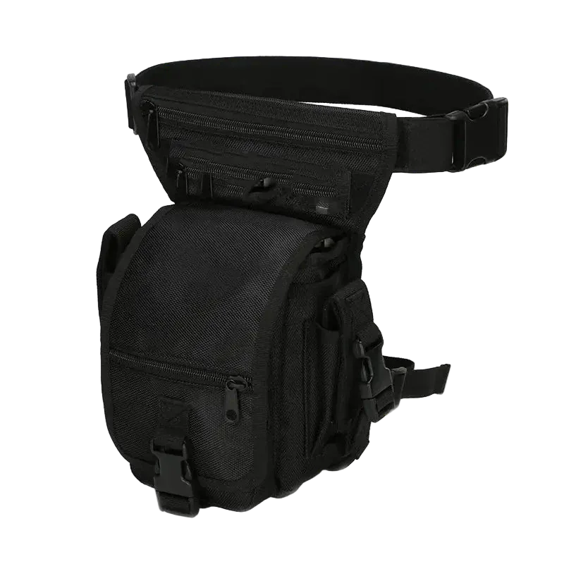 Pawmudder Pack & Pouches Black Adventure-Ready Tactical Leg Bag