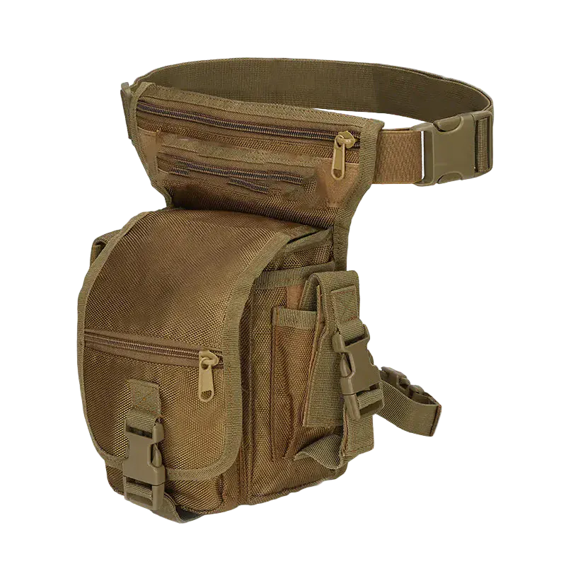 Pawmudder Pack & Pouches Brown Adventure-Ready Tactical Leg Bag