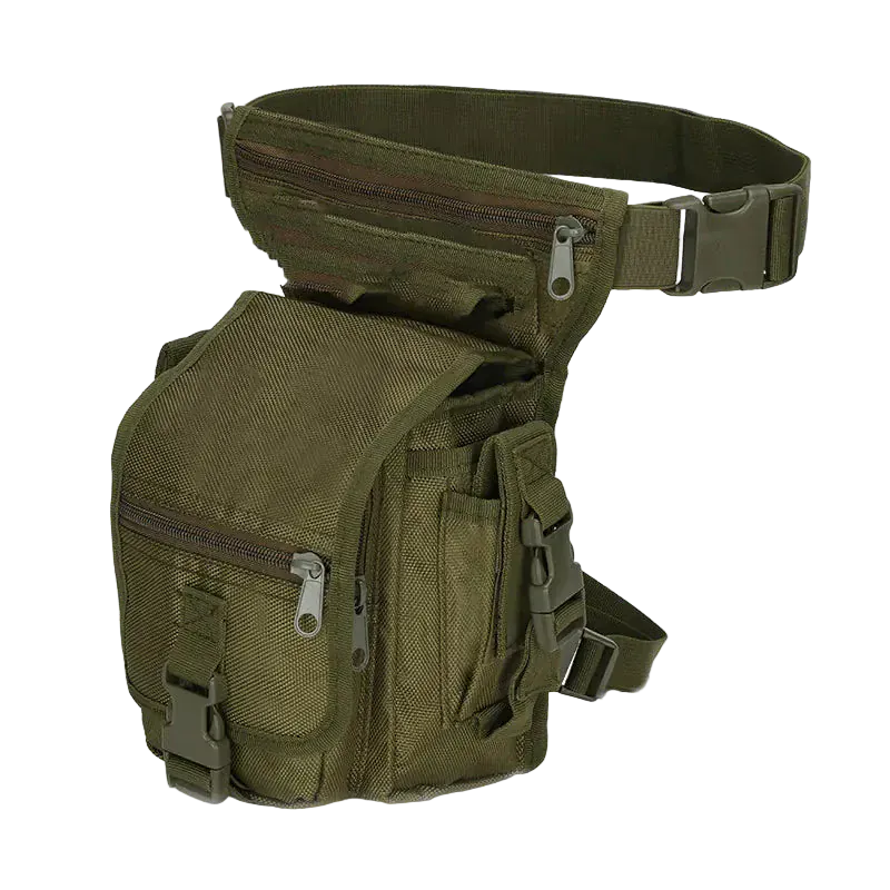 Pawmudder Pack & Pouches Green Adventure-Ready Tactical Leg Bag