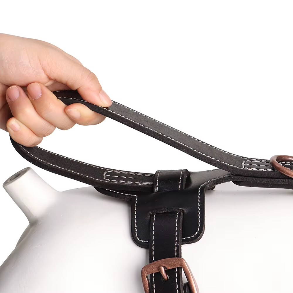 Genuine Leather Dog Harness
