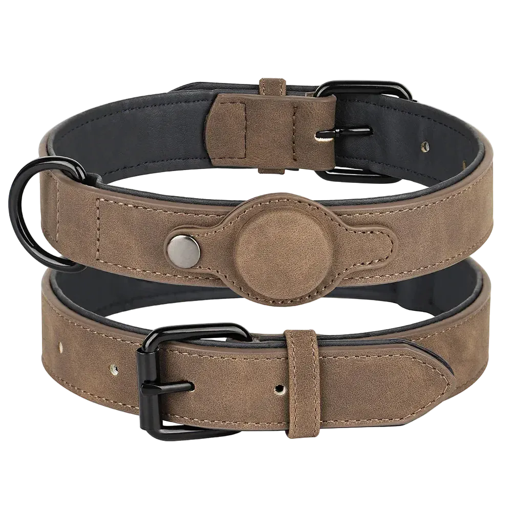 Pawmudder Collar Brown / M GPS Dog Collar