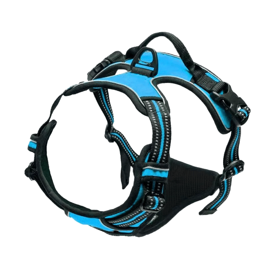 Pawmudder Harness Blue / S Heavy Duty No-Pull Harness – Reflective, Secure & Adventure-Ready