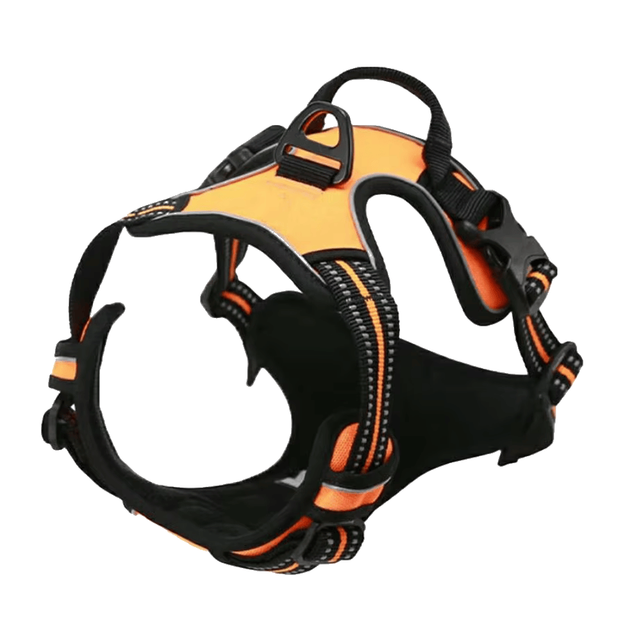 Pawmudder Harness Orange / S Heavy Duty No-Pull Harness – Reflective, Secure & Adventure-Ready