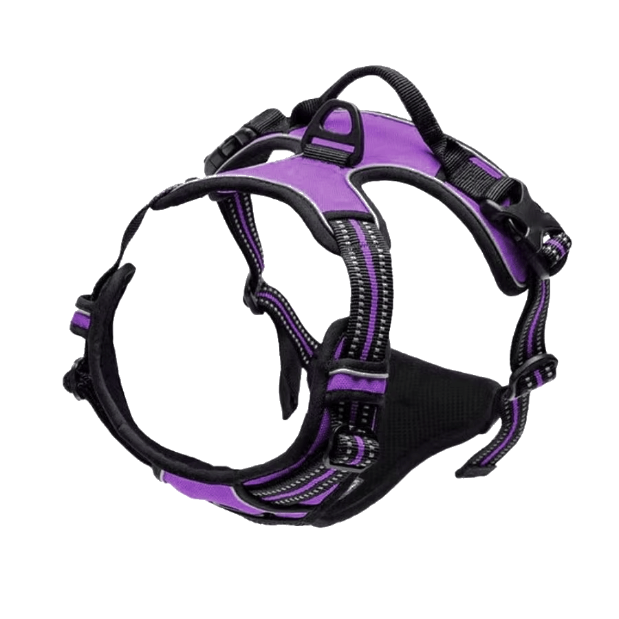 Pawmudder Harness Purple / S Heavy Duty No-Pull Harness – Reflective, Secure & Adventure-Ready