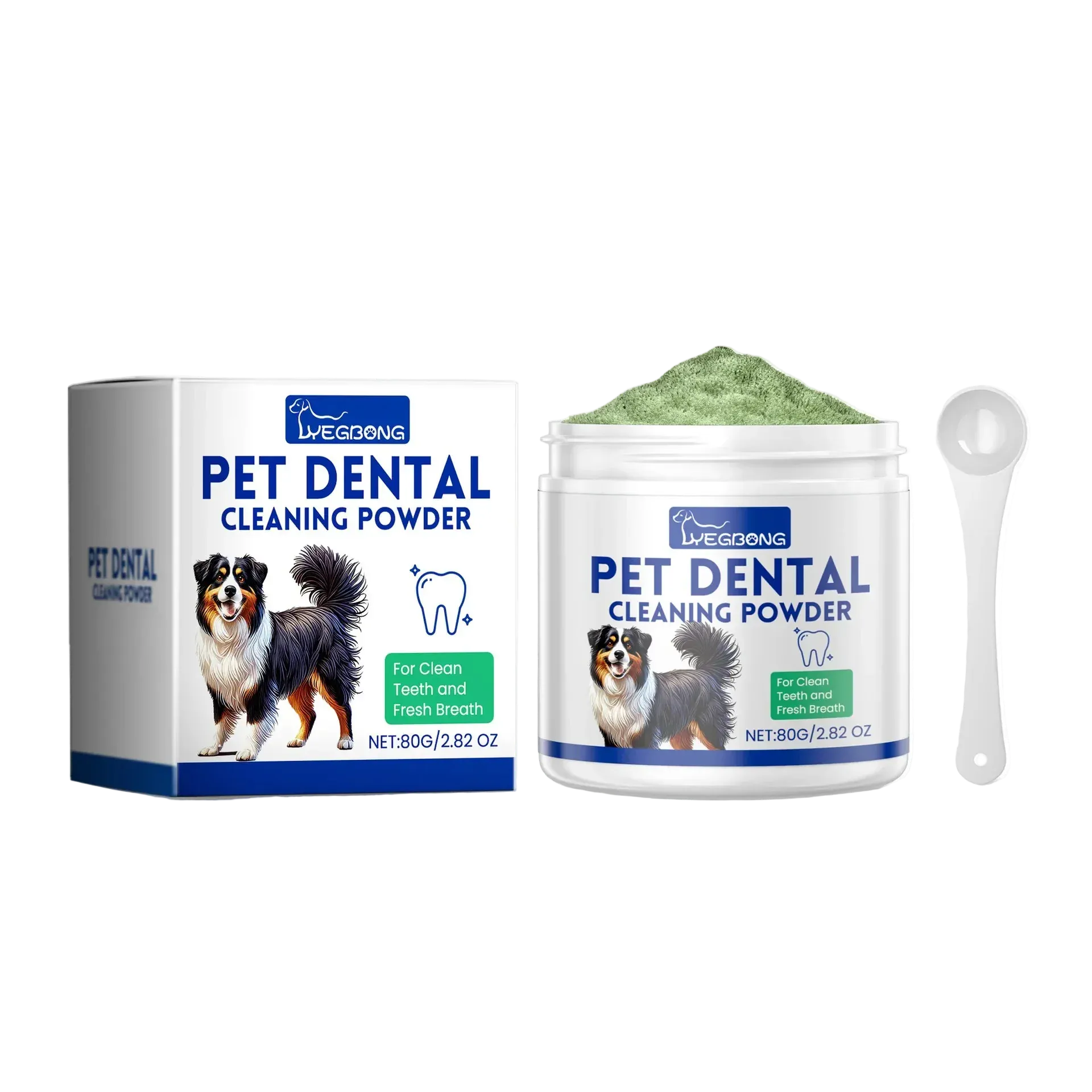 Pawmudder Paw Care Green Natural Dog Teeth Cleaning Powder – Fresh Breath & Gentle Plaque Care