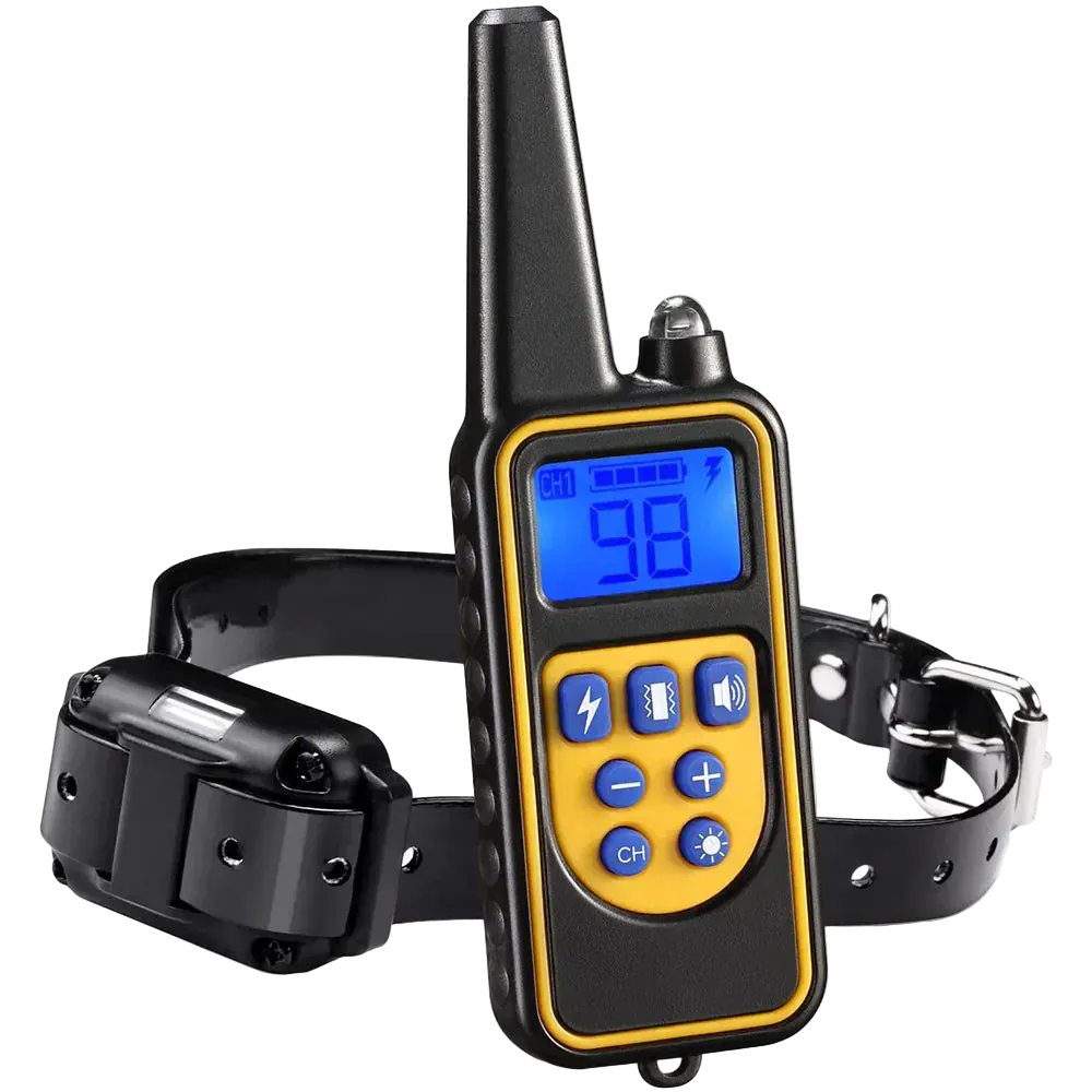 Pawmudder Training Yellow - 1 Dog / USB Pawmudder Pro 800m Remote Dog Training Collar
