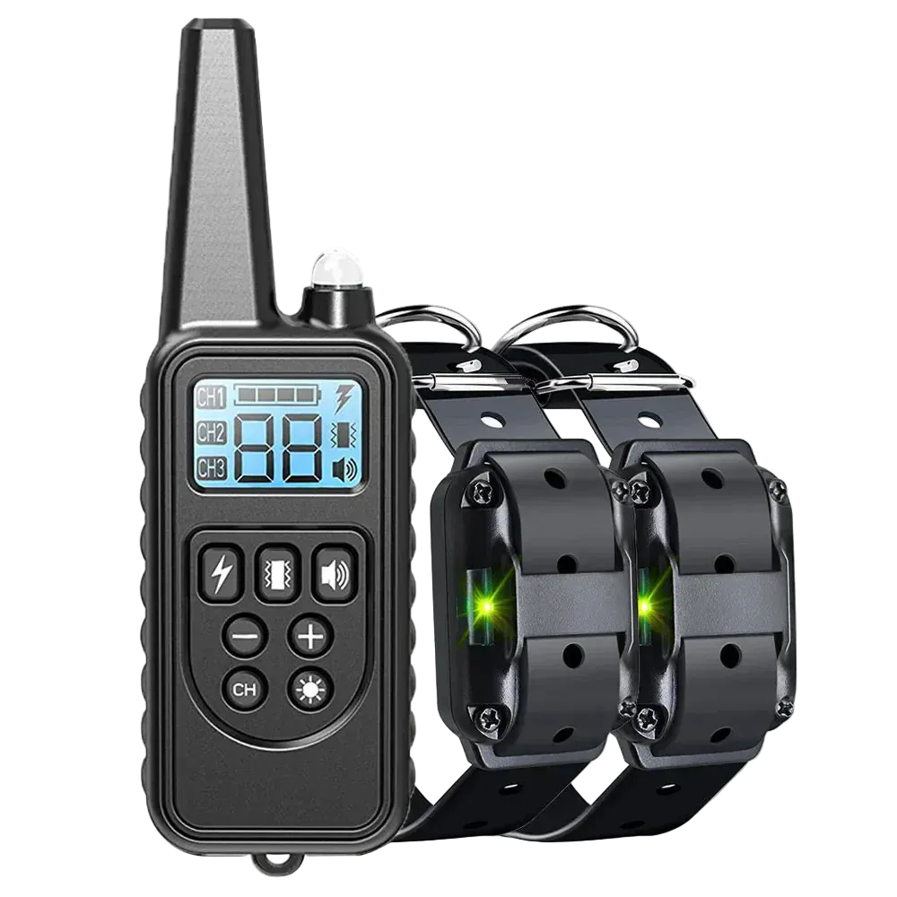 Pawmudder Training Black - 2 Dogs / USB Pawmudder Pro 800m Remote Dog Training Collar
