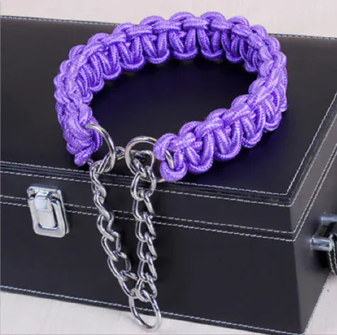 Pawmudder Collar Purple / S Premium Leather Dog Collar – Stylish Comfort for Medium & Large Breeds