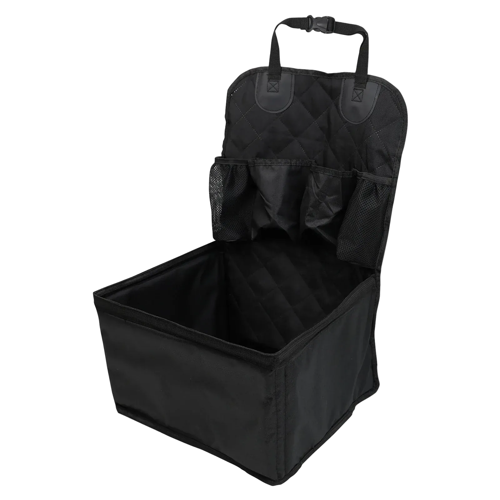 Pawmudder Travel Black Stain‑Resistant Dog Car Seat Mat – Washable Oxford Cloth