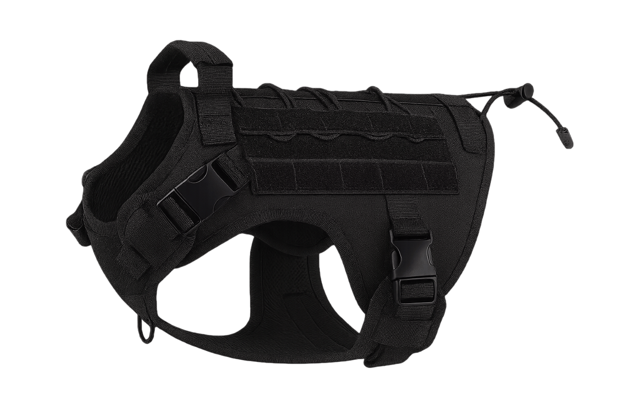 Pawmudder Harness Black / S Tactical No-Pull Dog Harness with Handle