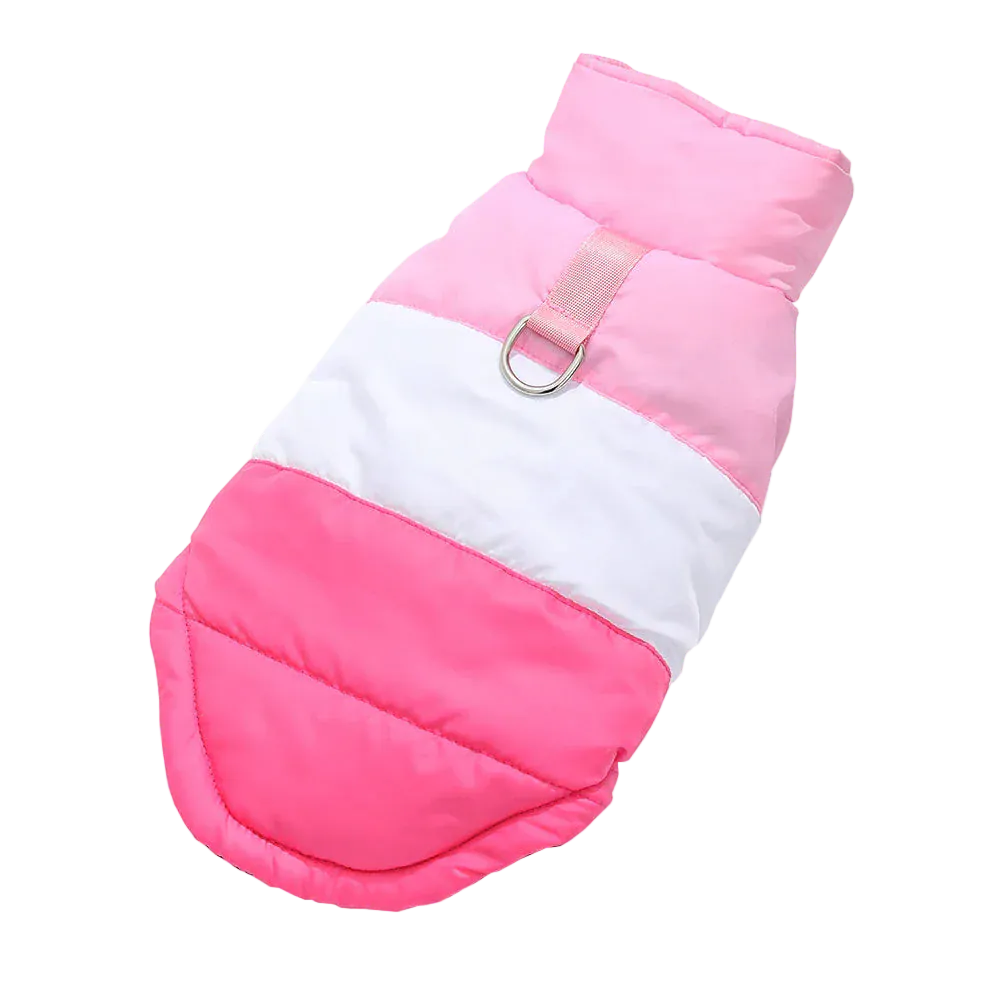 Pawmudder Clothing Pink / XS Windproof Dog Jacket With D-Ring